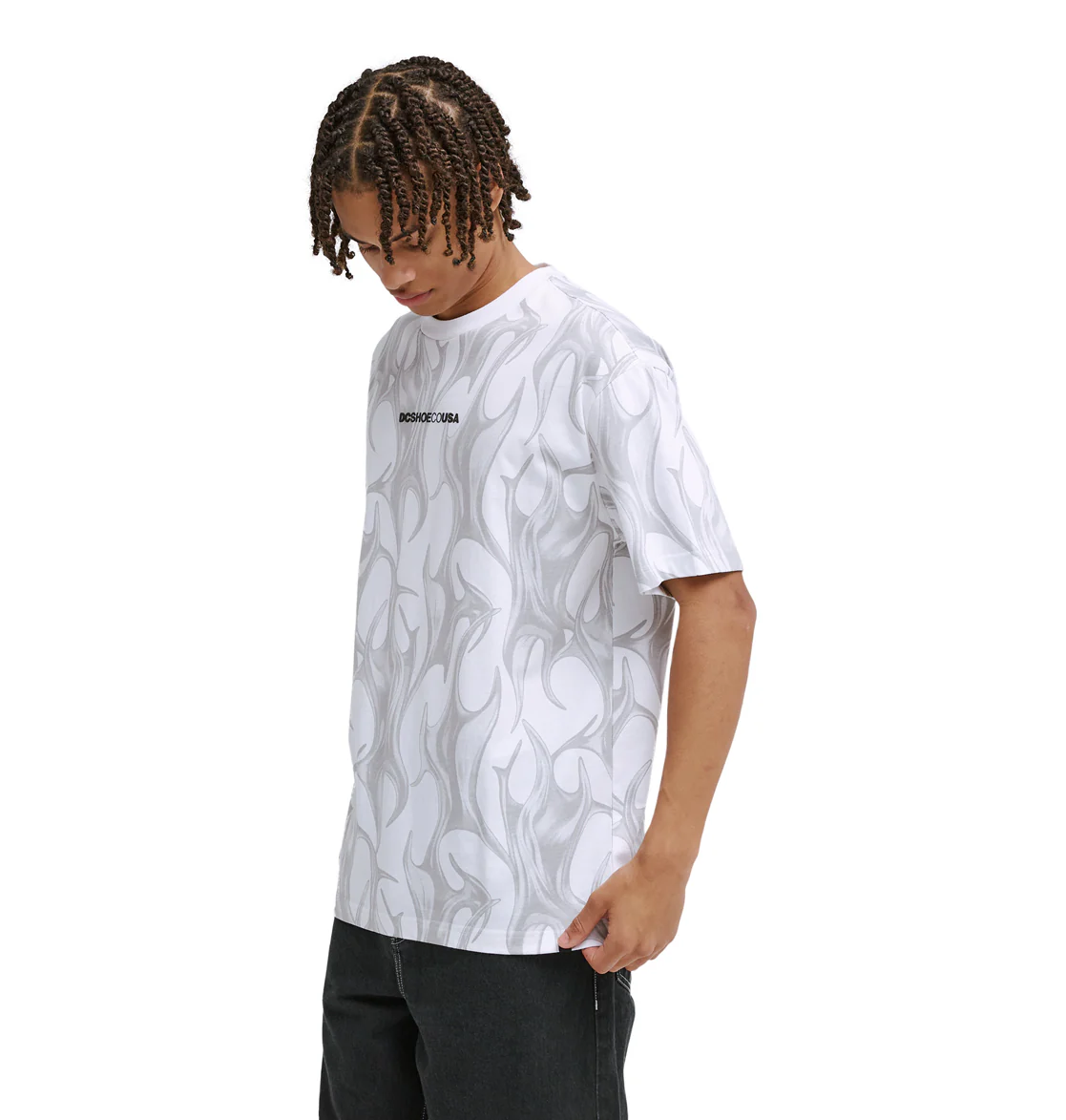 Men's DC Liquid Fuego Heritage Short Sleeve Shirt - Image 4