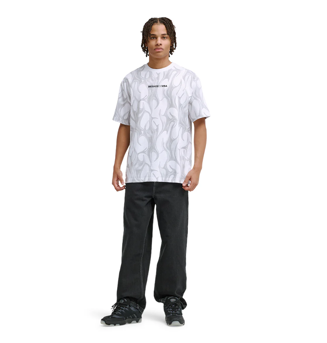 Men's DC Liquid Fuego Heritage Short Sleeve Shirt - Image 6